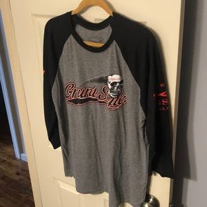 Men’s grunt style baseball shirt